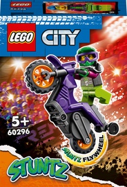 Konstruktor LEGO City Esirattatõstete trikimootorratas 60296, 14 tk