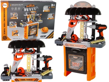 Bērnu darbarīku komplekts Tools Set 13468, melna/oranža