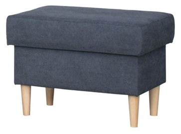Пуф Bodzio Werina TWEPU-D5/2, графитовый, 60 см x 42 см x 44 см