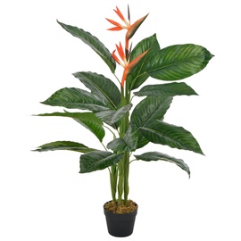 Искусственное растение VLX Strelitzia, красный/зеленый