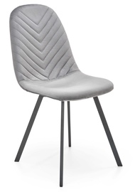 Ēdamistabas krēsls Domoletti K462, matēts, pelēka, 57 cm x 45 cm x 82 cm