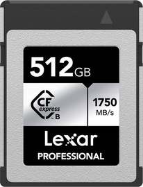 Mälukaart Lexar Professional LCXEXSL512G-RNENG, 512 GB, 1750 Mb/s - 1300 Mb/s