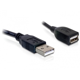Juhe Delock Cable USB/USB Black 0.15m