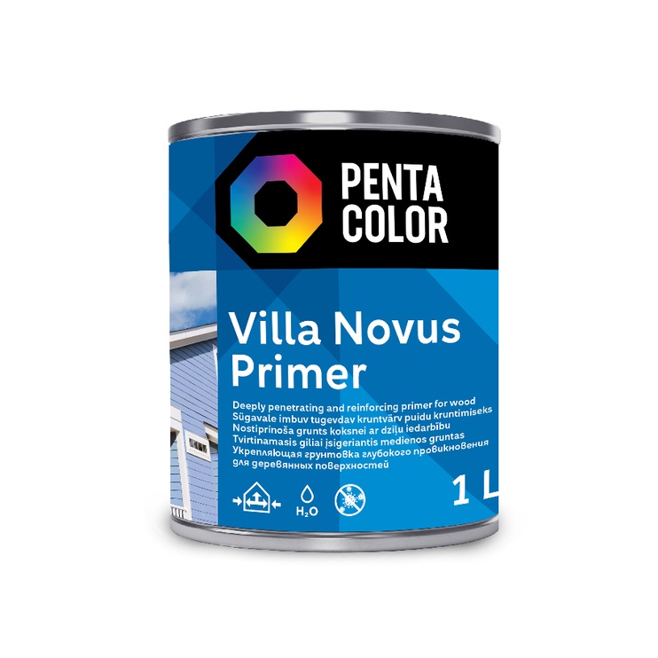 Грунт дерево Pentacolor Villa Novus Primer, белый, 1 л