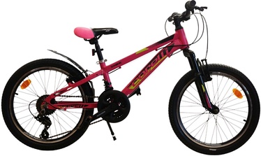 Laste jalgratas Corelli Dynamic, must/punane, 10" (24.13 cm), 20"