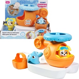 Набор игрушек для купания Tomy Toomies Splash & Rescue Helicopter, многоцветный