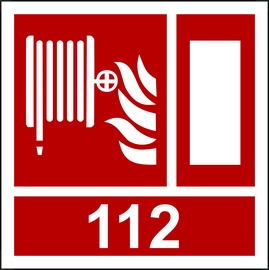 Знак пожарной безопасности LUUKNT15, 0.15 м x 15 см