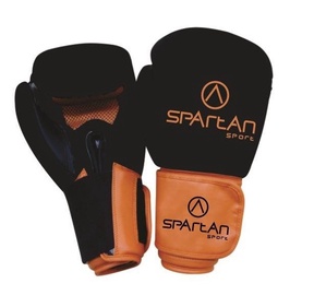 Боксерские перчатки Spartan, коричневый/черный, 12 oz