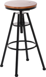 Bāra krēsls OTE Lund OTE-STOLEK-LUND, matēts, brūna/melna, 34 cm x 34 cm x 70 - 80 cm