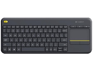 Klaviatūra Logitech K400 Plus EN, melna, bezvadu