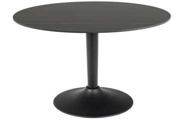 Журнальный столик Malta, черный, 90 см x 90 см x 45 см
