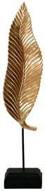 Dekoratīva figūra Leaf, zelta, 13 cm x 8 cm x 56 cm