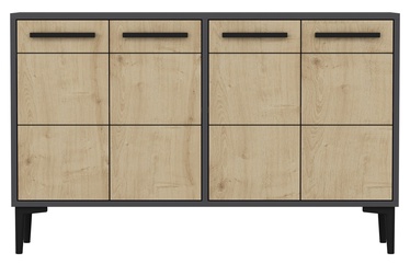 TV-laud Kalune Design Stria, tamm/antratsiit, 120 cm x 30 cm x 75 cm