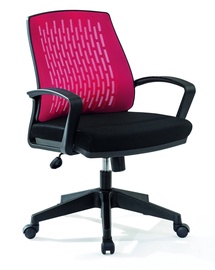 Офисный стул Kalune Design Comfort, 63 x 63 x 95 см, черный/красный