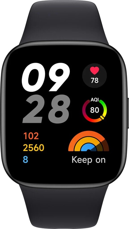 Nutikell Xiaomi Redmi Watch 3, must