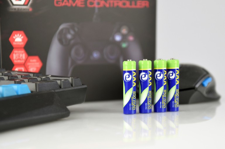 Uzlādējamās baterijas EnerGenie EG-BA-AAA8R4-01, 850 mAh, 4 gab.