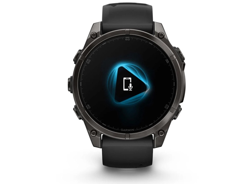 Nutikell Garmin Fenix 8 47MM AMOLED SAPHIRE 010-02904-21, must