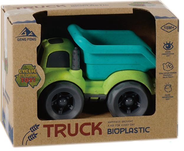 Rotaļlietu smagā tehnika ASKATO Truck 449480, zaļa