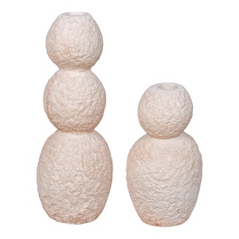 Küünlahoidja House Nordic 4561181, keraamiline, Ø 10.5 cm, 26 cm, beež
