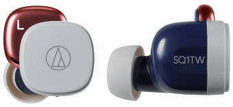 Bezvadu austiņas Audio Technica ATH-SQ1TW, zila/sarkana