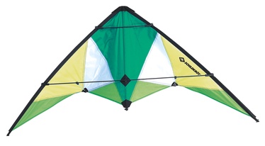 Aitvaras Schildkrot Stunt Kite 133 970430, 60 cm x 133 cm, žalia