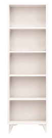 Põrandariiul Kalune Design Potena, valge, 50 cm x 25 cm x 162 cm
