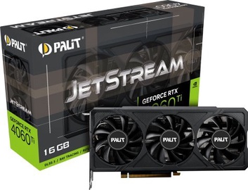 Vaizdo plokštė Palit GeForce RTX™ 4060 Ti KGPALN406377009, 16 GB, GDDR6