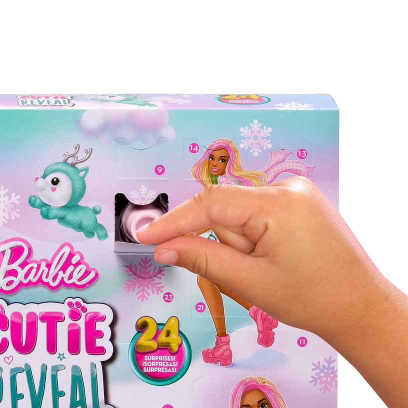Advendikalender Mattel Barbie Cutie Reveal HJX76 HJX76, 29 cm