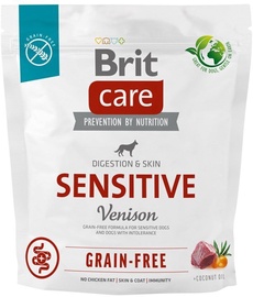 Sausā suņu barība Brit Care Sensitive Venison, brieža gaļa, 1 kg