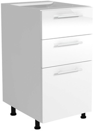 Нижний кухонный шкаф Vento DS3-40/82, белый, 520 мм x 400 мм x 820 мм