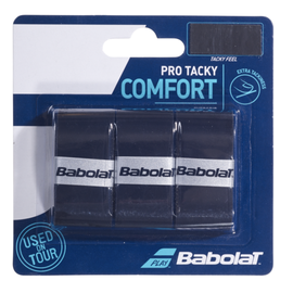 Лента Babolat Overgrips Pro Tacky 2639, черный, 3 шт.