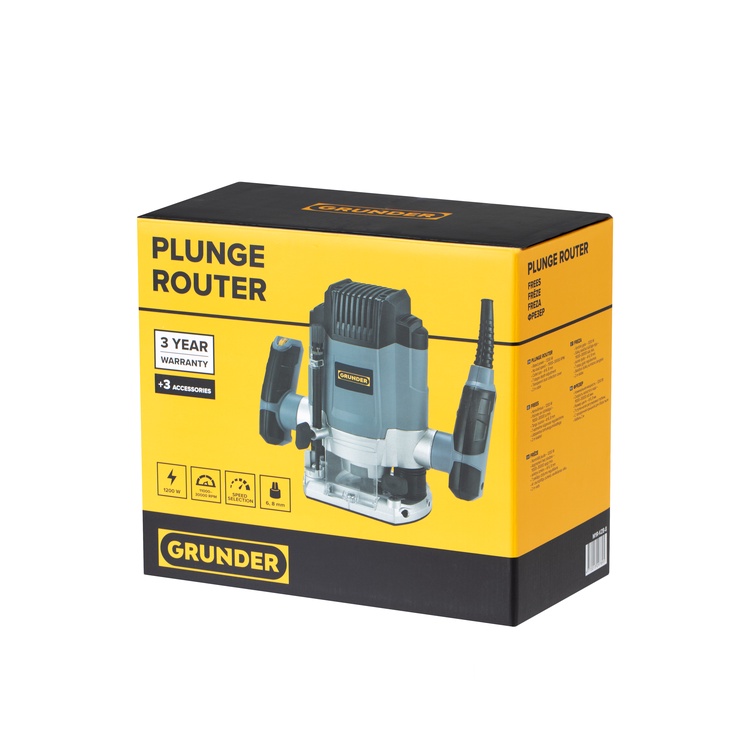Frēze Grunder M1R-KZ8-8, 1200 W