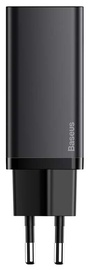 Зарядное устройство Baseus CCGAN2L-B01, USB/USB-C, черный, 65 Вт