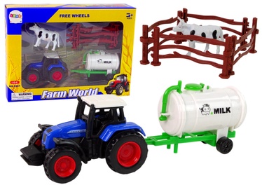Žaislinis traktorius Lean Toys Farm World 13290, įvairių spalvų