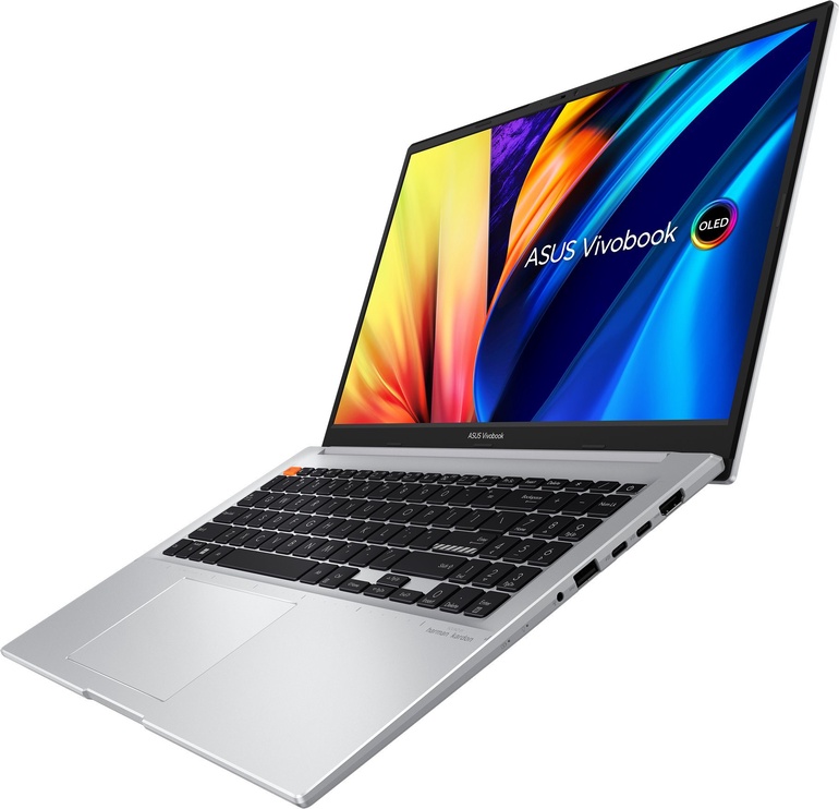 Sülearvuti Asus VivoBook S 15 OLED M3502QA-MA138W PL, AMD Ryzen 5600H, 16 GB, 512 GB, 15.6 ", AMD Radeon RX Vega 7, hõbe