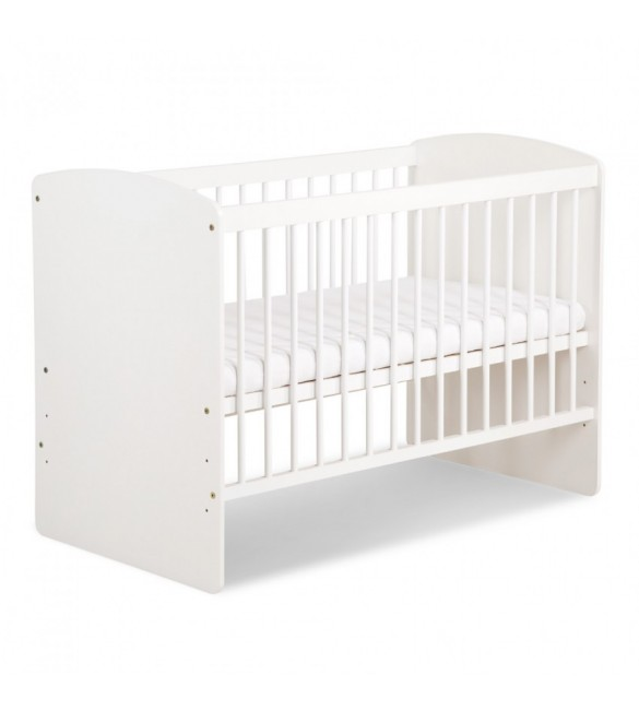 Kūdikio lovytė viengulė Klups Karolina II, balta, 120 x 60 cm