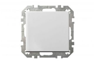 Кнопка Liregus Epsilon, 1 кл., белый