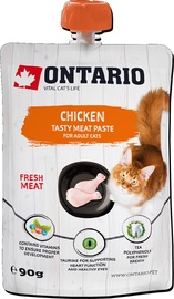 Kārumi kaķiem Ontario Tasty Meat Paste Chicken, vistas gaļa, 0.09 kg