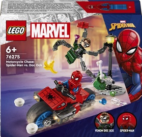 Konstruktor LEGO® Marvel Mootorratta tagaajamine: Ämblikmees vs. Doc Ock 76275