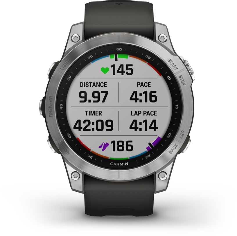 Умные часы Garmin Fenix® 7, серебристый