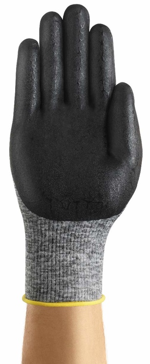 Cimdi pirkstaiņi Ansell HyFlex Safety 11-801, neilons/nitrils, pelēka, 11