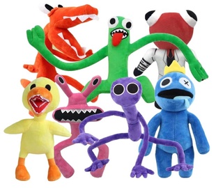 Pliušinis žaislas HappyJoe Rainbow Friends, įvairių spalvų, 30 cm, 7 vnt.