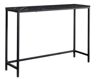 Konsolinis staliukas Kalune Design Canvas, juodas, 30 cm x 100 cm x 80 cm