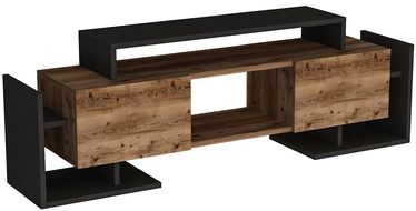 TV-laud Kalune Design Eylül, pruun/must, 29.5 cm x 143.6 cm x 48.6 cm