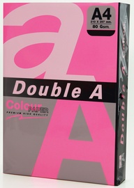 Värviline paber Double A Neon Pink, A4, 80 g/m², roosa