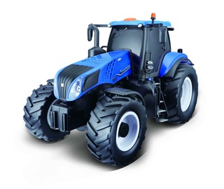 Игрушечный трактор Maisto Farm Series New Holland T8.435 Genesis 625829, синий
