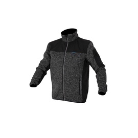 Джемпер Sara Workwear Maxcomfort Maxcomfort, черный/серый, полиэстер/эластан, XL размер