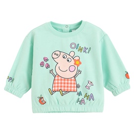 Джемпер, повседневный, для младенцев Cool Club Peppa Pig LCG2801181, мятный (mint), 62 см