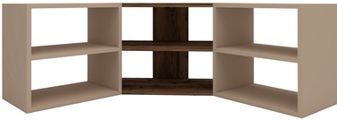ТВ стол Kalune Design Verza, бежевый/ореховый, 296 мм x 1485 мм x 436 мм