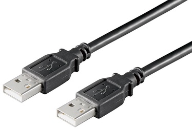 Kabelis MicroConnect USBAA01B USB, USB, 0.1 m, juoda